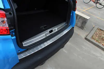 

2* Inner & Outer Rear Bumper Protector Sill Plate For Renault Captur 2013 - 2018