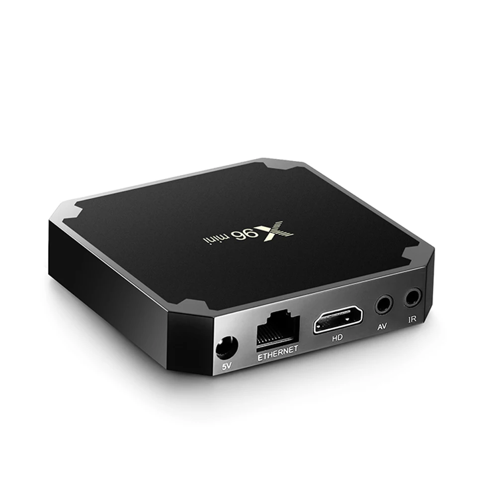 10 шт. Смарт ТВ коробка X96 Мини Android 7 1 2 Гб 16 Amlogic S905W четырехъядерный 4 ГГц WiFi