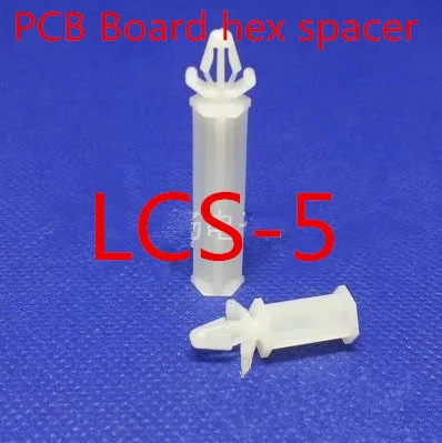 

1000pcs /lot LCS-5 5mm PCB board nylon spacer fit for 4mm hole