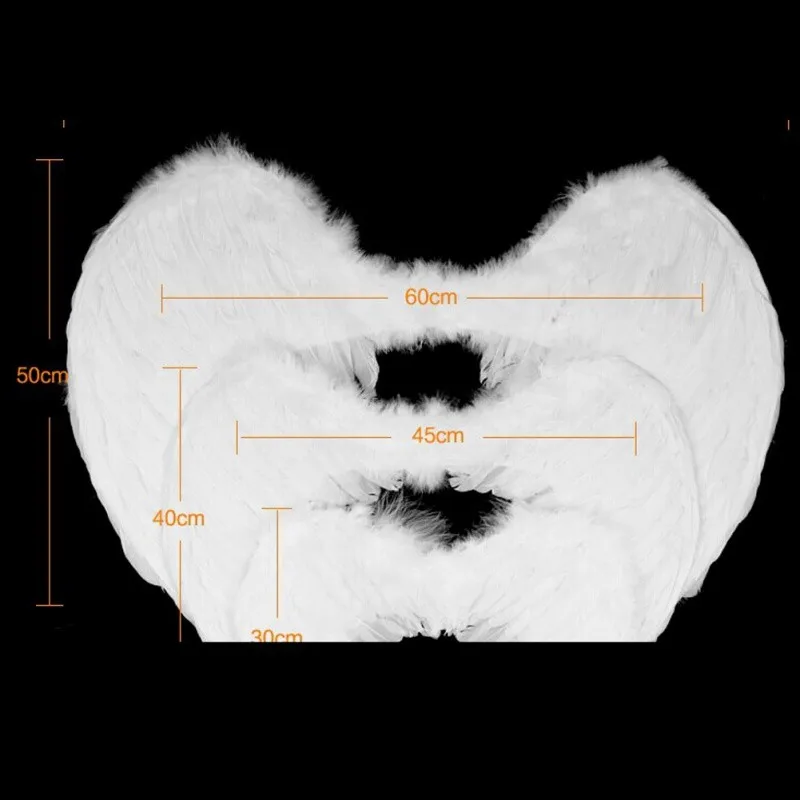 Вечерние украшения для взрослых и детей, крылья феи-ангела с перьями, вечерние принадлежности для вечеринок, нарядное платье, Счастливое Рождество
