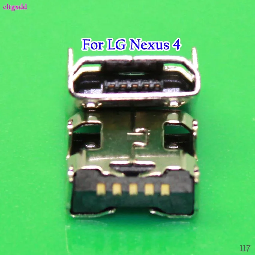 10 шт./лот Micro USB разъем для зарядного порта LG Google Nexus 4 E960 E610 P700 P705 L7 II P710 L9 P760 P768 P769