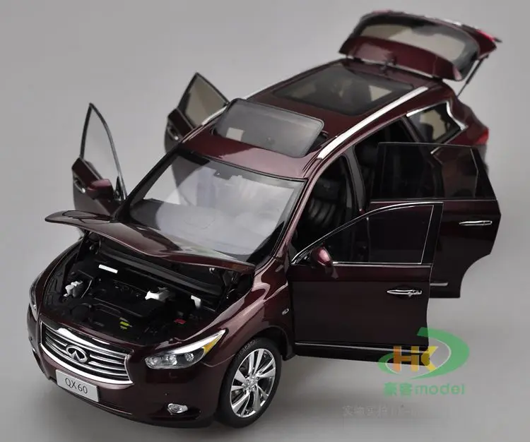 1:18 Infiniti QX60 SUV Педальная версия легкосплавная модель автомобиля литая под давлением металлическая Коллекция подарков для взрослых оригинальная коробка