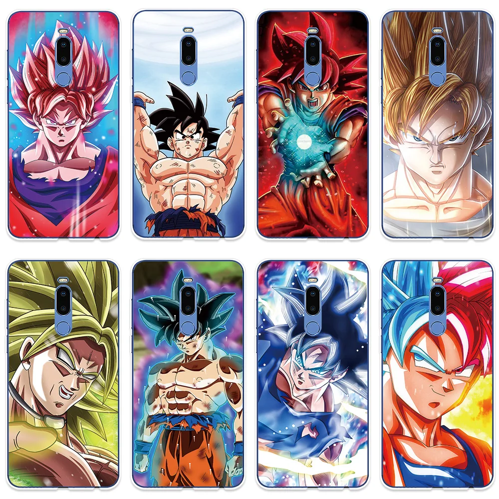 Чехол для телефона Meizu 15 Lite 16 16th Plus 16X 16S X8 чехол Dragon Ball с супер рисунком силиконовый