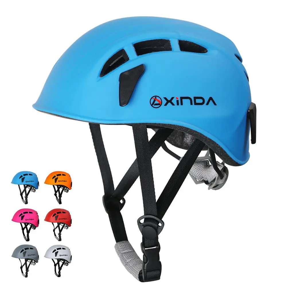 

Climbing Helmet Rock Climbing Safety Helmet Adjustable Hard Surface Hat Protective Saving Downhill Helmet For Mountain Climbing