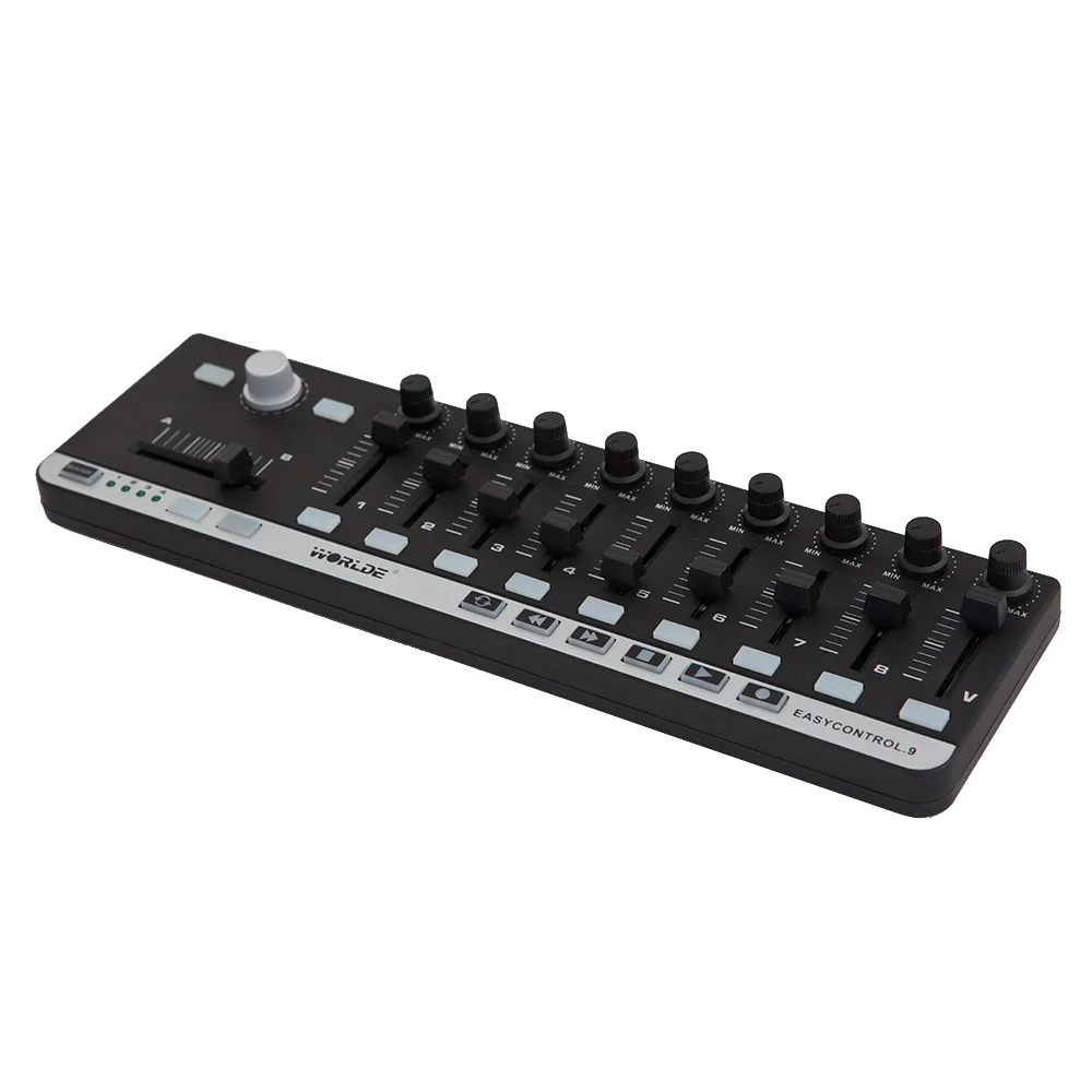 Простое управление. 9 портативный мини-usb 9 Слим-линия управления MIDI контроллер