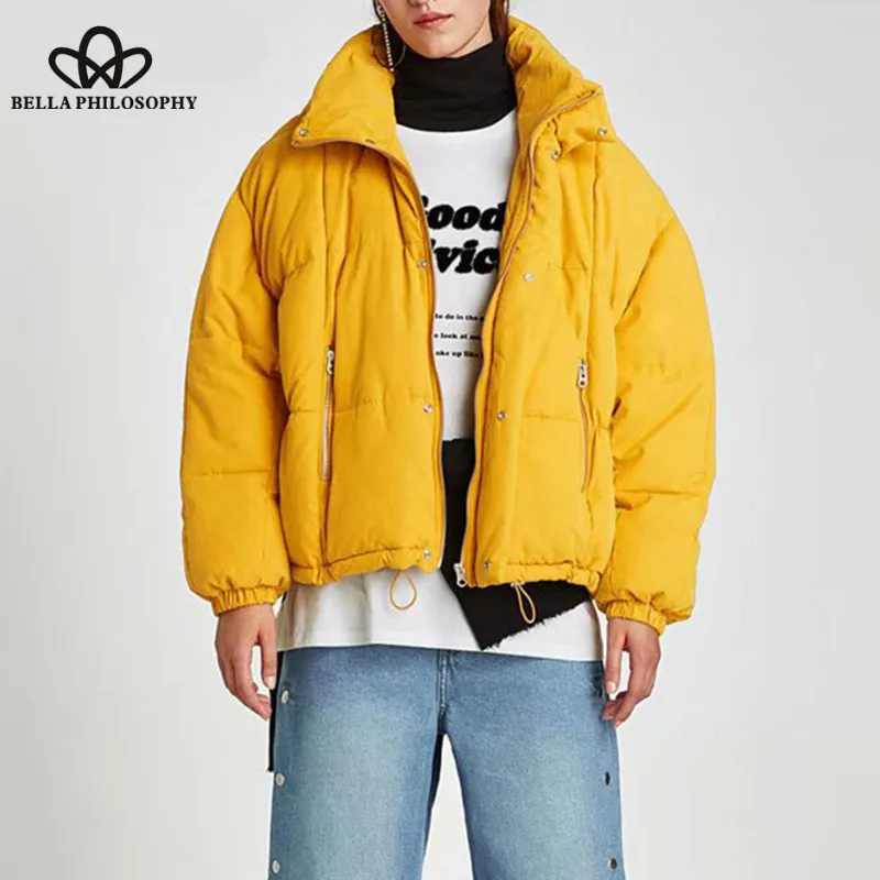 Wonder 2018 new autumn Warm Jacket Coat Female Long Sleeve Zipper Bomber Baseball Jacket Thick Casual Pocket Outwear Parkas tops