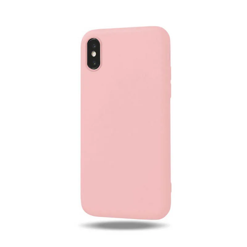 Для Funda iphone 6 Чехол Ультра Тонкий Модный милый чехол для iphone 6 6S 7 8 5 5S SE 7 8 Plus X XS MAX XR чехол для телефона s сумки - Цвет: Розовый