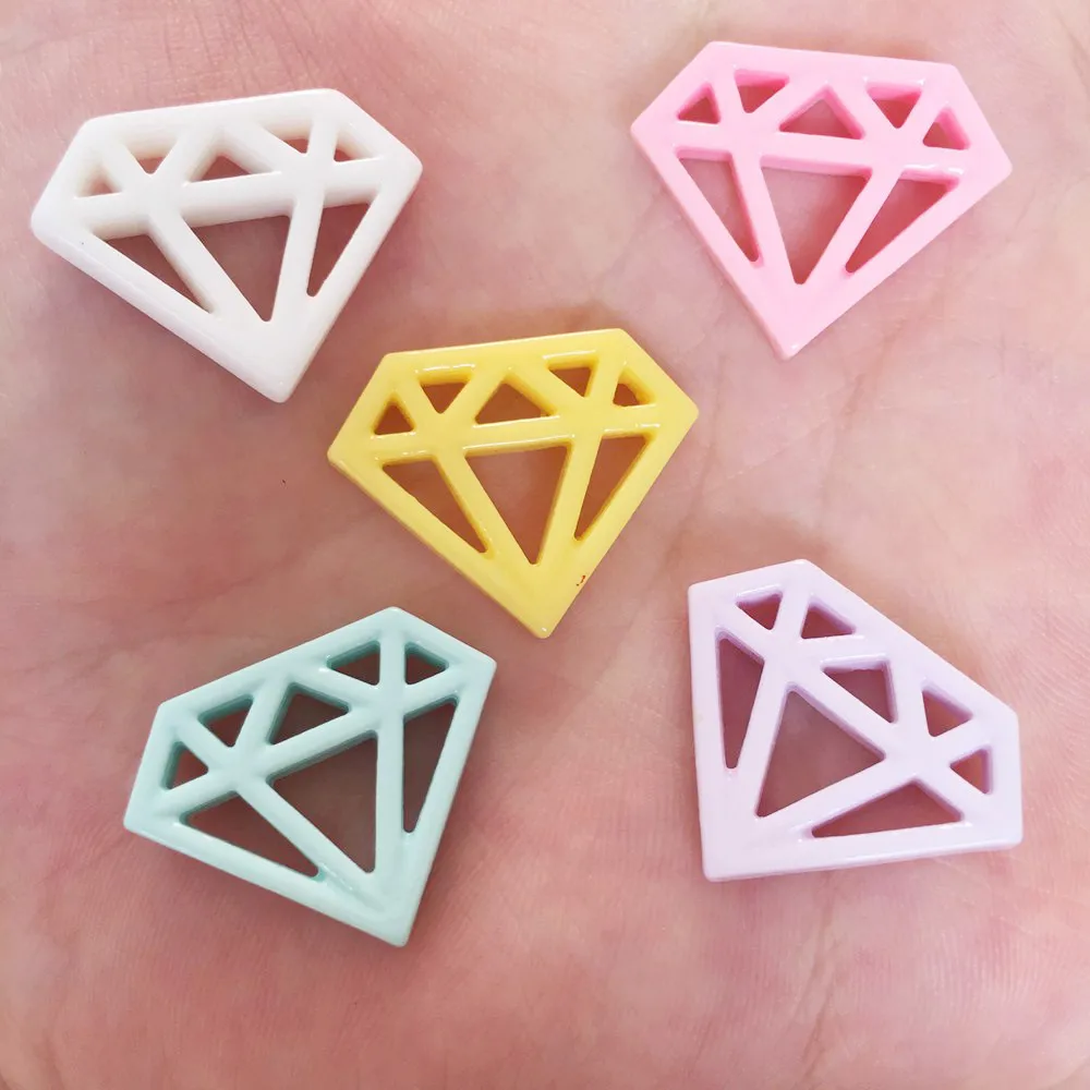 

New 20pcs 19*23MM Mix Resin Lacquer Drill Flatback Stone Child Scrapbooks Wedding DIY F379*2