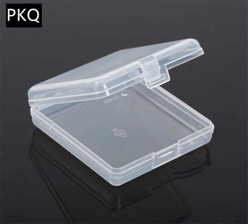 

New PP Rectangular Transparent Box Clear Plastic Box Jewelry Parts Element Small Box Nail Art Beads Organizer Gift Packaging Box