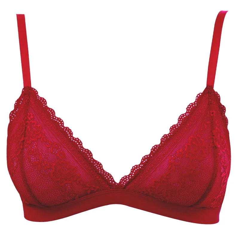 

Women Lace Plunge Bra Super Thin Light Weight Sexy Female Underwear Unlined Wirefree Summer Bras Top Lenceria Sheer Top Cami