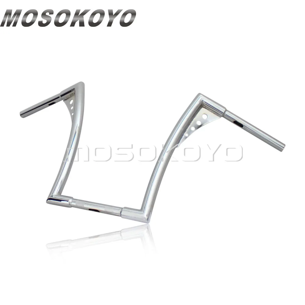 Хромированная вешалка для ног 12 &quot16&quot Harley Custom Softail FLST FXST Sportster XL Dyna Touring Cafe Racer|Руль