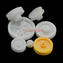 1 упаковка/лот 7 видов комплектов Plsatic ремень шестерни шкив трансmisssion аксессуары DIY автомобиль робот игрушечные транспортные средства