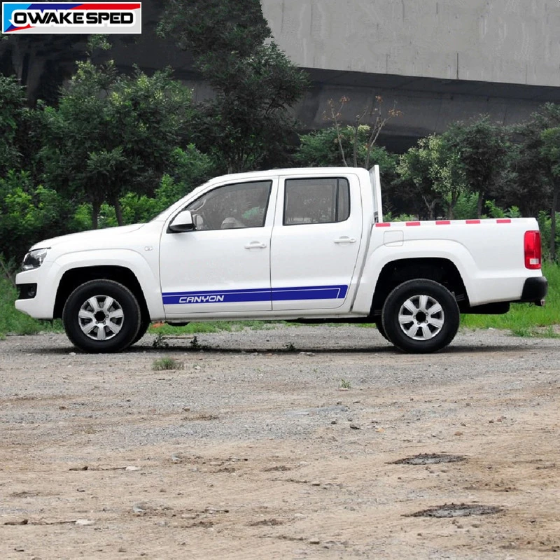 Для Volkswagen Amarok canion Sport Stripes боковая юбка для кузова автомобиля декоративная