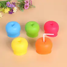 6,4x6,4x5,4 см/2.51x2.51x2.12in легко чистить и переносить креативные силиконовые детские кружка-непроливайка с крышкой силиконовые растягивающиеся непротекающая чашка