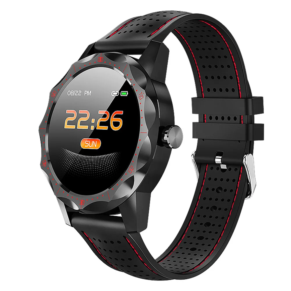 

Bakeey SKY1 Smart Watch Waterproof Heart Rate Blood Pressure Oxygen Monitor 1.3inch TFT Screen Alarm Clock Smart Watch Men Women