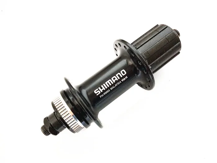 SHIMANO RM66 32-отверстие quick release велосипед центр алюминиевого сплава передней и задней части велосипеда Черный дисковые велосипедные тормозные подшипник