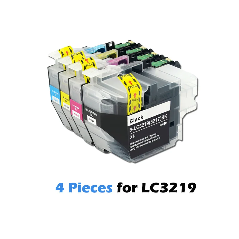 

4Pcs LC3219 LC3219XL Compatible Ink Cartridge for Brother MFC-J5330DW MFC-J5335DW MFC-J5730DW MFC-J5930DW MFC-J6530DW MFC-J6930