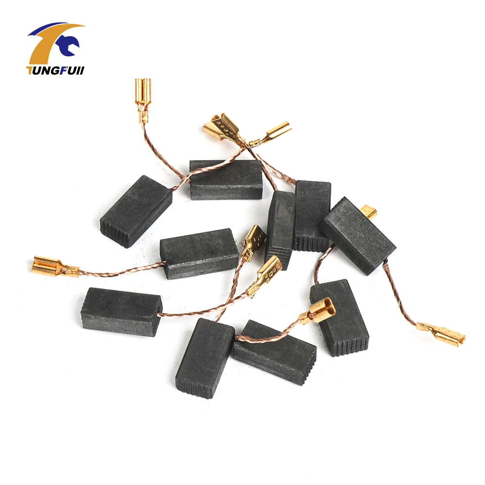 

10Pcs 5mm x 8mm x 15mm Carbon Brush For Generic Electric Motor For Mini Drill Engraver Power Tools Woodworking Set