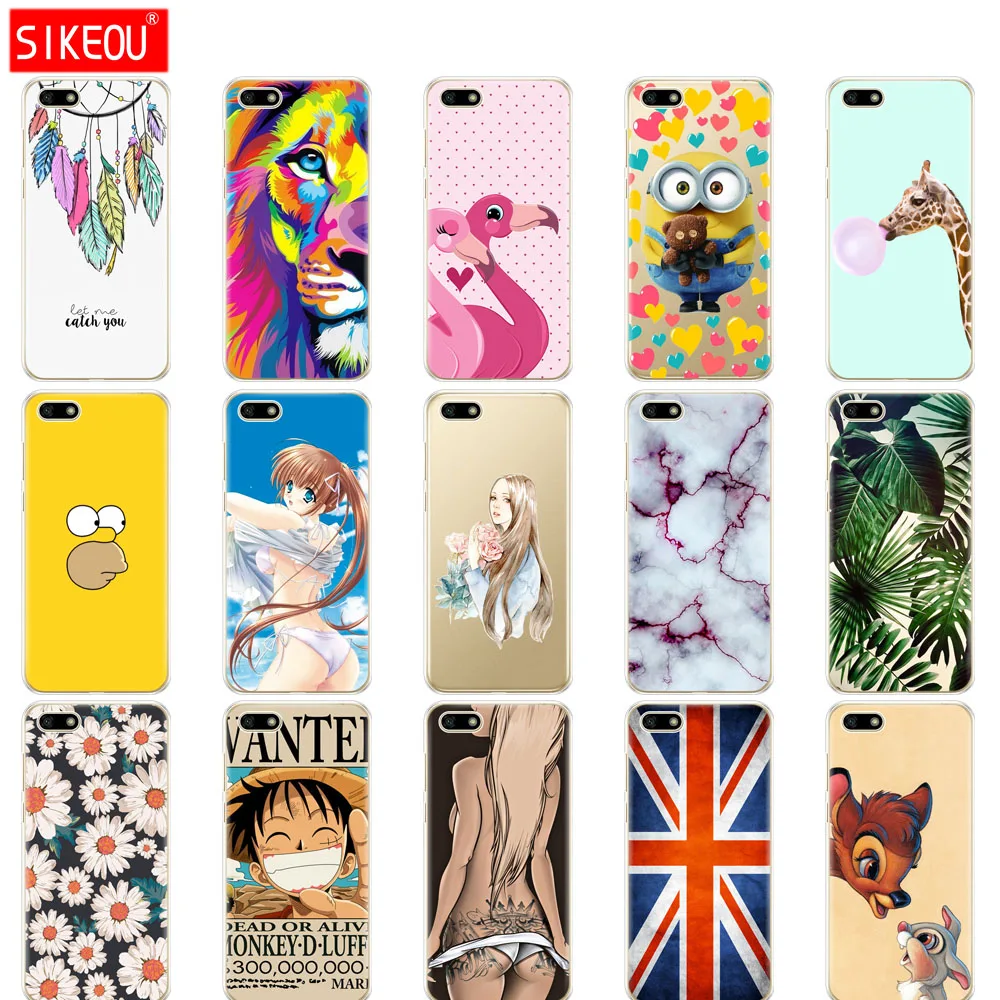 

Silicone case For Huawei Honor 7A Case 5.45" inch Soft Tpu Phone Case Huawei Honor 7A 7 A DUA L22 Russian version Back Cover