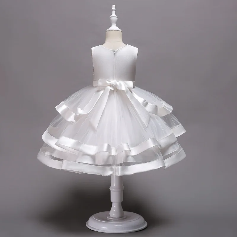 Коллекция года, зимнее платье с цветочным рисунком для маленьких девочек Детские платья на свадьбу для девочек, платье принцессы Одежда для детей, костюм, одежда 12