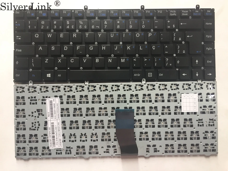 

BR Brazil keyboard for CLEVO W5470 black laptop keyboard BR layout