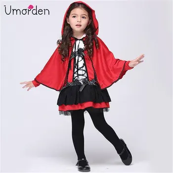 

Umorden Children's Day Party Halloween Costumes for Kids Children Little Red Riding Hood Costumes Costume Cosplay for Girls Girl