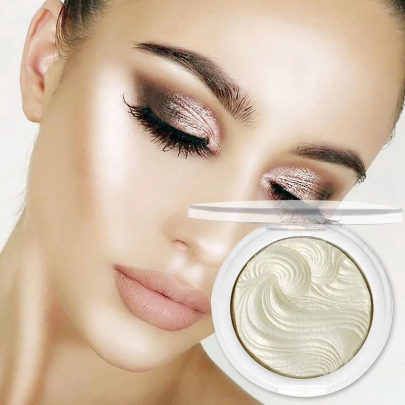 

Shimmer Baked Highlighter Palette Face Glow Compact Powder for Face Cheek Highlighter Cosmetic 5342 Hot!