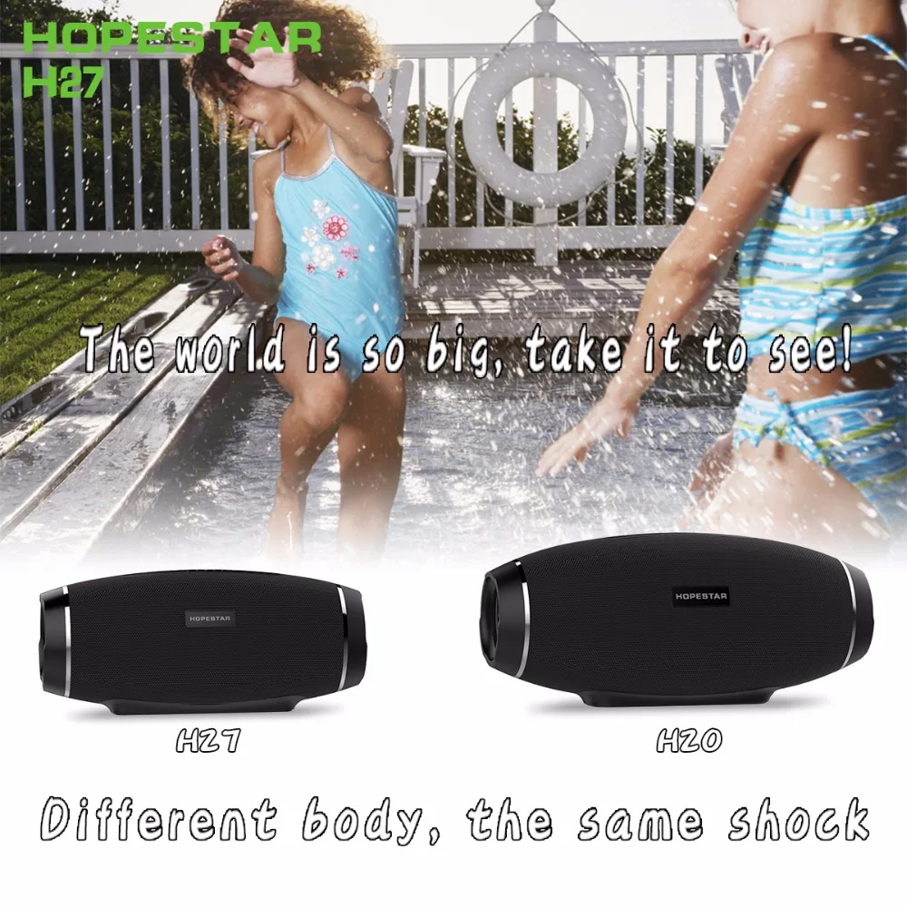 Hopestar coluna sem fio bluetooth alto falante