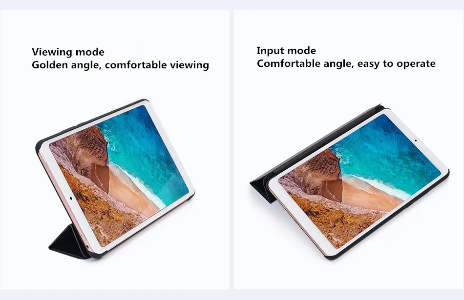 Умный оригинальный чехол для Xiaomi MiPad 4 8 mipad4 Plus 10 тонкий флип из искусственной кожи