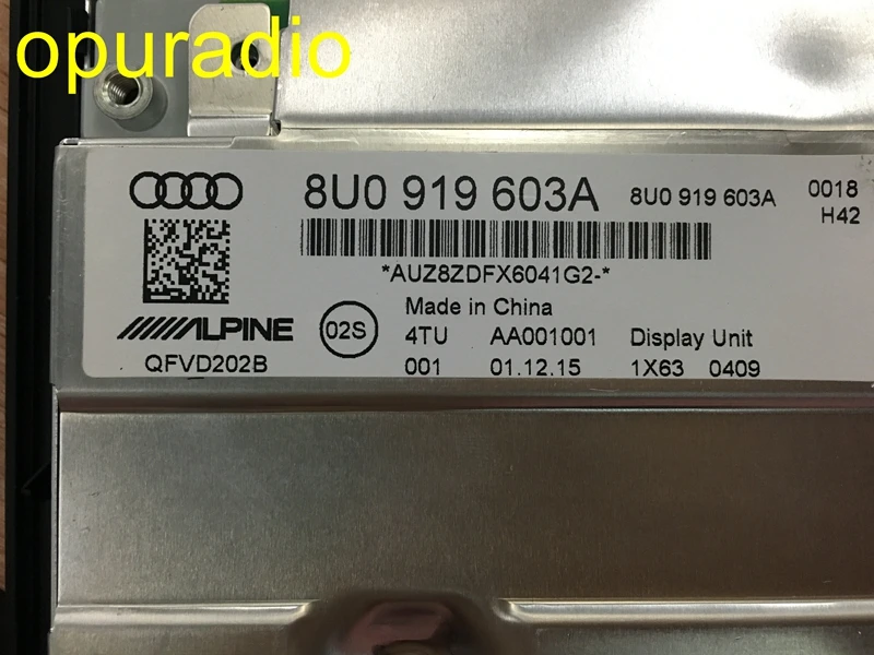 8U0 919 603A Audi Q3 display (5)