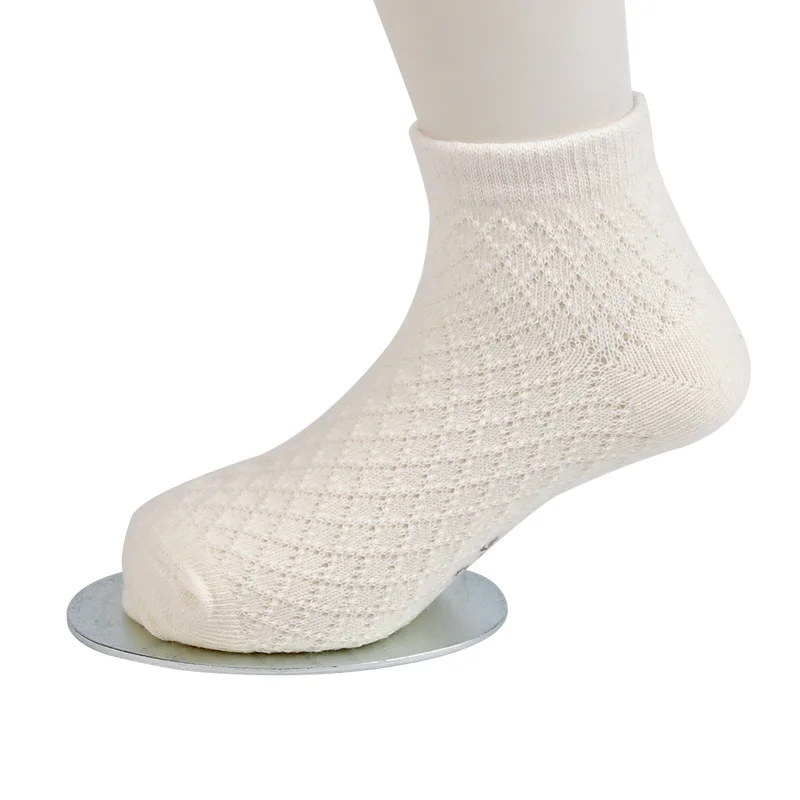 3 PairsLot Solid Kids Socks Thin Cotton Socks For Girls 2017 Summer Breathable Baby Boys Socks Candy Color Children Clothing (12)