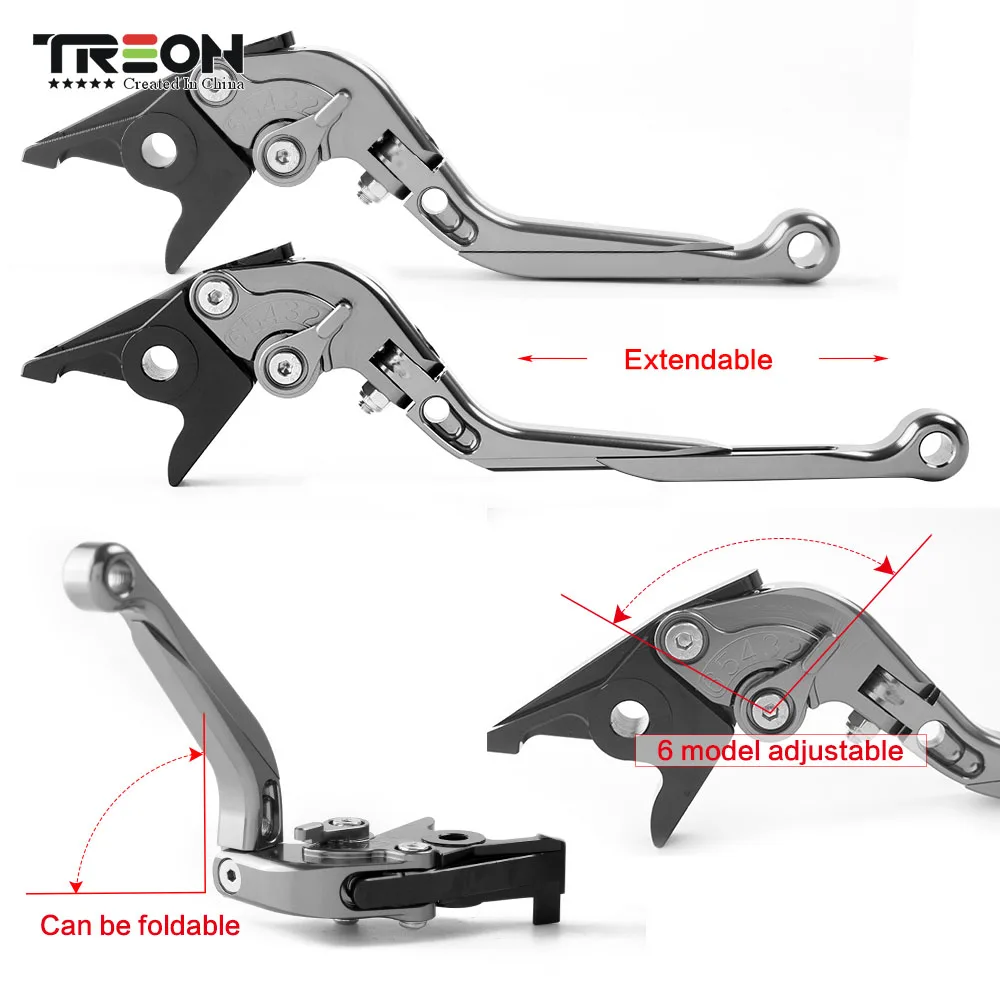 Для YAMAHA YAZFR1 2004-2008 YZF R1 2009-2014 2015-2017 Аксессуары для мотоциклов сцепные Выдвижная складная ручка рычаги
