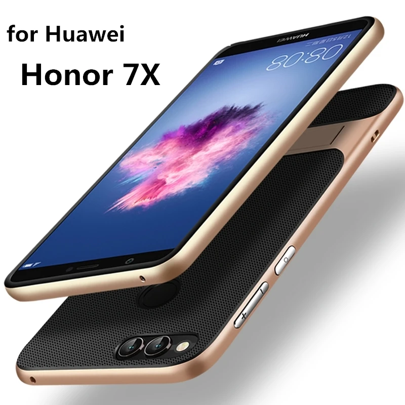 Рамка из поликарбоната+ силиконовый чехол-накладка из ТПУ для huawei Honor 7X, роскошный чехол-накладка для huawei Honor 7X, чехол для Honor 7X