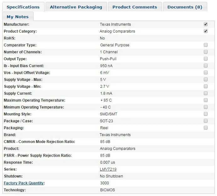 LMV7219M5X INFO