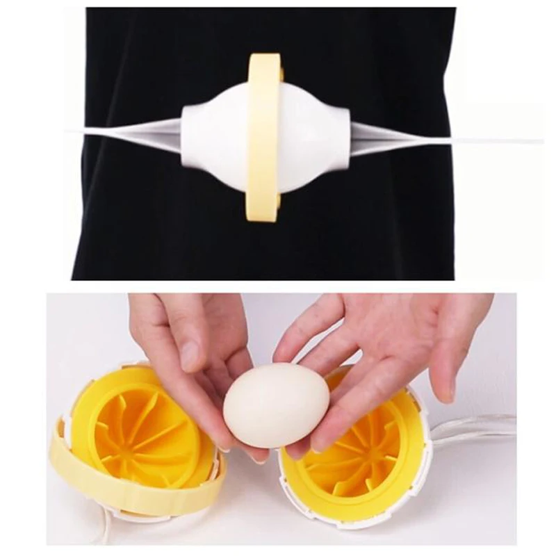 High Quality Simple Egg Scrambler Hand Powered In-Shell Shaker Scrambles Without Break Shell
