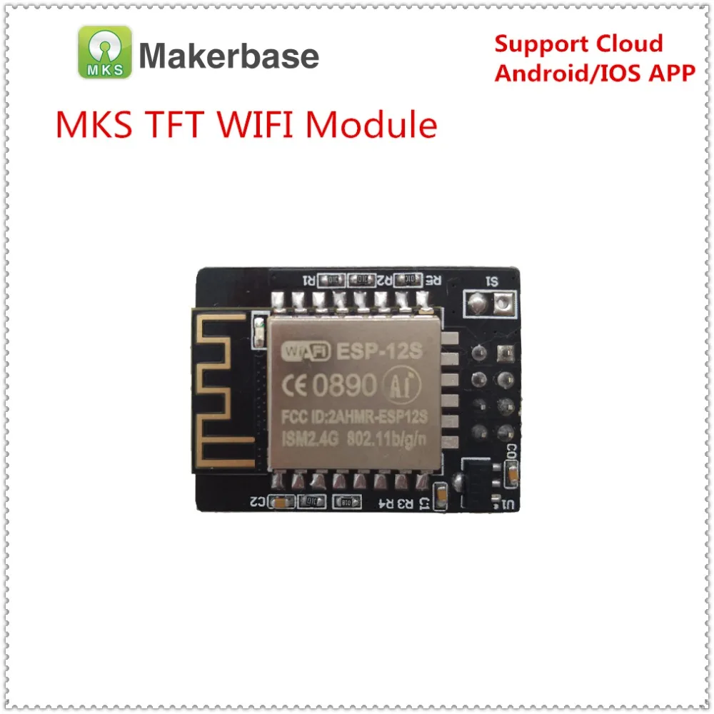 

MKS TFT WIFI remote control module wireless smart controller wifi app monitor ESP8266 chip ESP-12S for MKS TFT touch screen