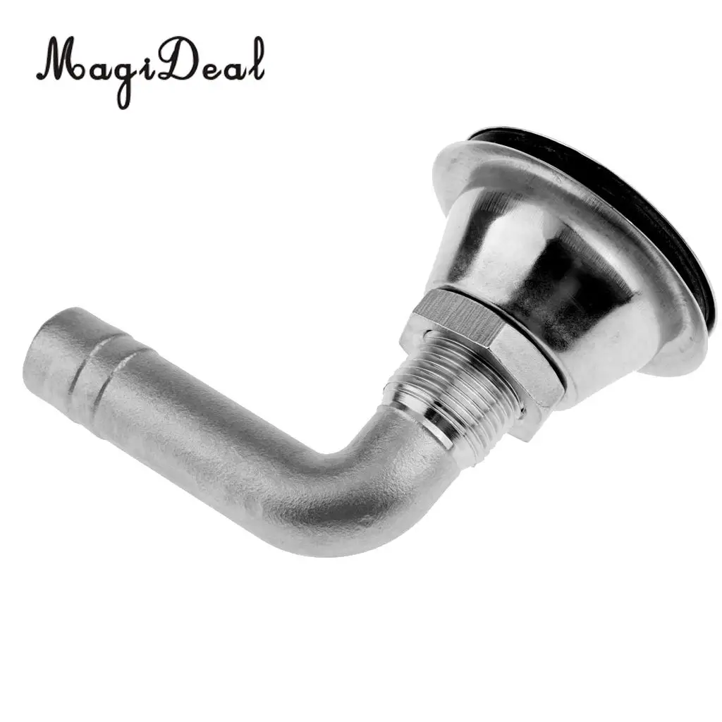 MagiDeal Marine Yacht Hardware 90 Degree 5/8 Inch Boat Flush Fuel  / Water Tank Vent Water Sports Rowing Boats Automotive