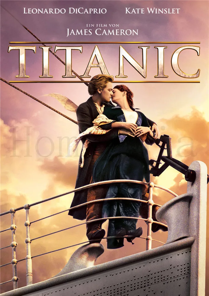 Leonardo DiCaprio киноплакаты Революционная дорога начала Титаник Гэтсби белая бумага с покрытием печатает четкое изображение - Цвет: Светло-серый
