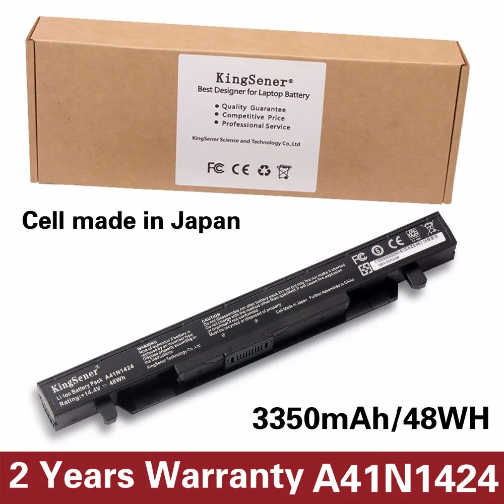 

KingSener 14.4V 48WH A41N1424 Laptop Battery for ASUS ROG ZX50 ZX50J ZX50JX ZX50V ZX50VW GL552 GL552VW GL552J GL552JX GL552V
