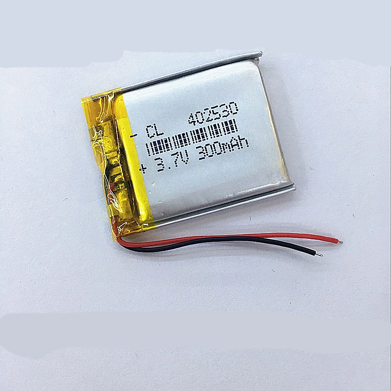 

Dinto 3.7V 300mAh 402530 042530 Li-ion Lithium Polymer Battery Li-Po Batteries Cells for MP3 MP4 GPS Powerbank Bluetooth