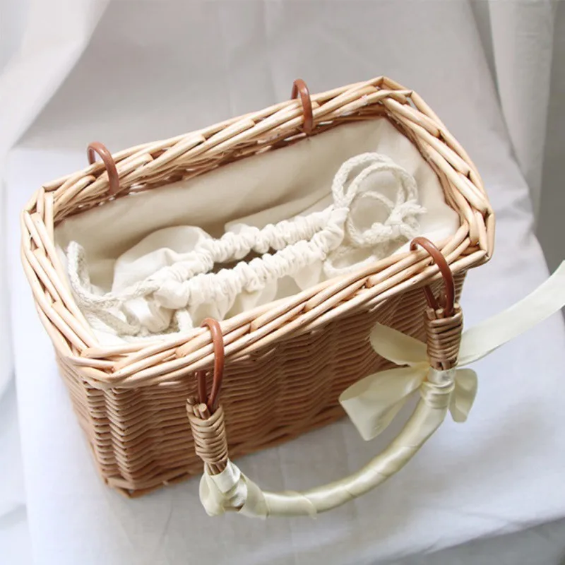 Пляжная соломенная сумка женская летняя сумка из ротанга сумка квадратная сумка ручной работы БАЛИЙСКАЯ тканая сумка через плечо сумка в богемном стиле