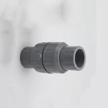 50 мм внутренний диаметр ПВХ один способ обратный клапан труба фитинг для орошения сада аквариум