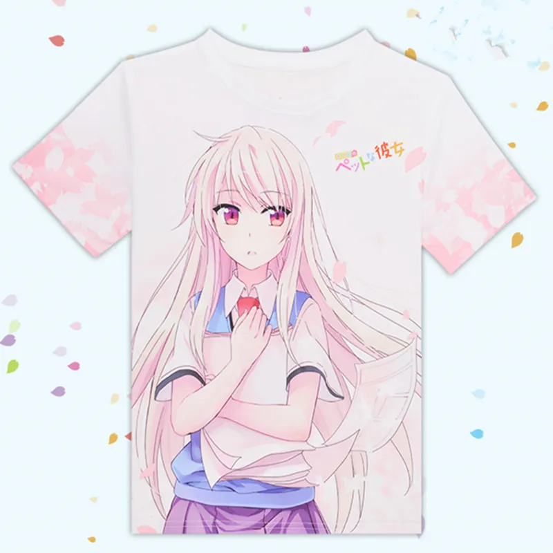 

Top Anime Sakura-so no Petto na Kanojo Cosplay short-sleeved round neck men and women Japanese summer T-shirt