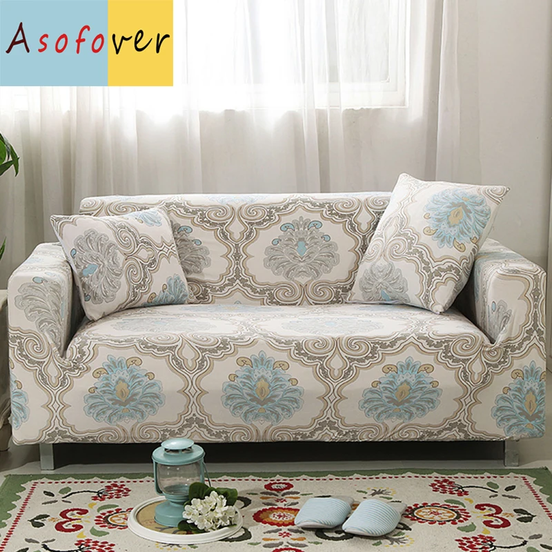 Лучшие продажи винтажная для дивана крышка эластичный диван Slipcover Cubre диван растягивающиеся покрытия для мебели протектор Чехлы для дивана для гостиной - Цвет: 19
