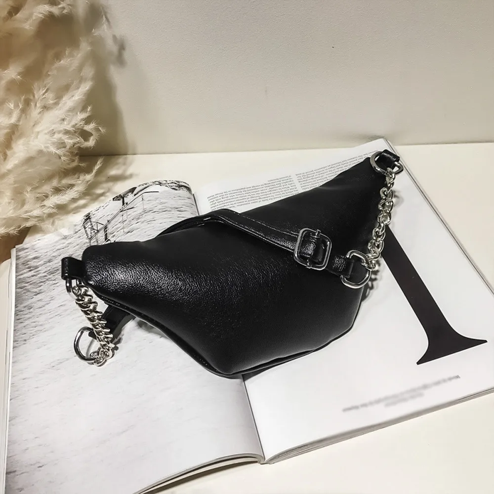Модная поясная сумка на цепочке с бананом, новая брендовая поясная сумка, Женская поясная сумка из искусственной кожи, нагрудная сумка для живота, новое качество# GEX