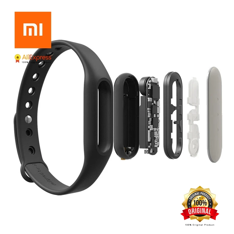Original Xiaomi Mi Band 1S Support Heart Rate Monitor Pedometer Tracking Bluetooth 4.0 Android 4.4 iOS 7.0 Smart Wristband