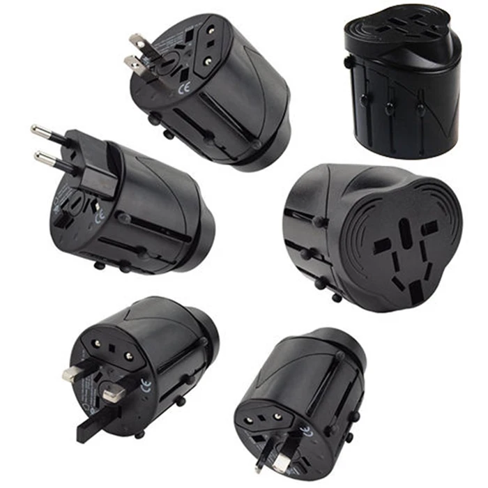 

Brand New High Quality Universal International Travel AC Power Adapter Single USB Outlet Plug Convertor