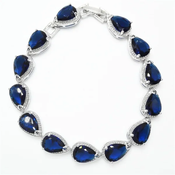 Bracelet Argent Et Lapis Lazuli