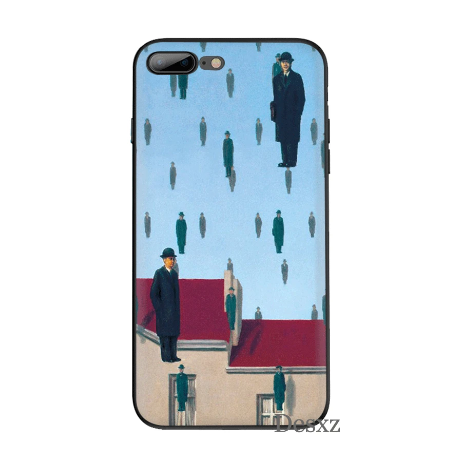 Мобильный чехол для телефона для iPhone 11 Pro XR X XS Max iPhone 6 6S 7 8 Plus 5 5S SE чехол Rene Magritte сумка корпус - Цвет: B5