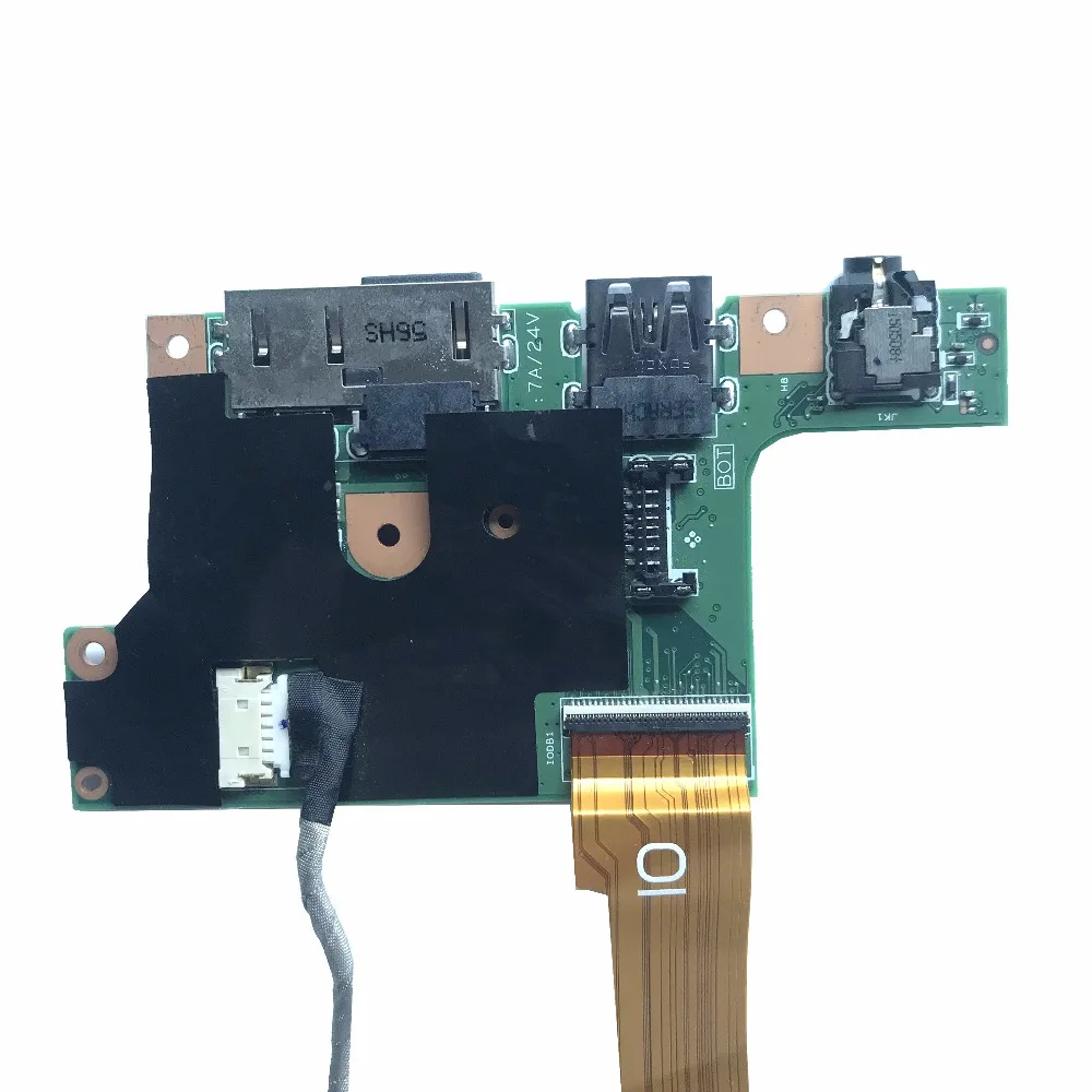 455.01102.0002 для Lenovo ThinkPad Yoga 14 ноутбука DC JACK USB порт аудио Плата с кабелем|Компьютерные